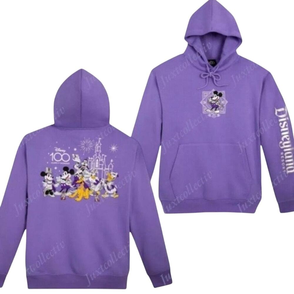 Disney Parks 100th Anniversary Hoodie Unisex Large